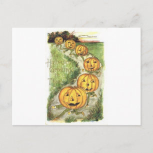 Vintage Halloween Greeting Cards Classic Posters