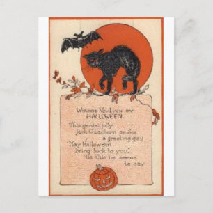 Vintage Halloween Greeting Cards Classic Posters