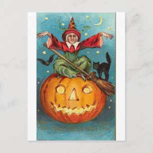 Vintage Halloween Greeting Cards Classic Posters