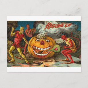 Vintage Halloween Greeting Cards Classic Posters