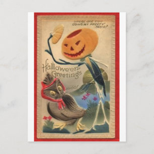 Vintage Halloween Greeting Cards Classic Posters