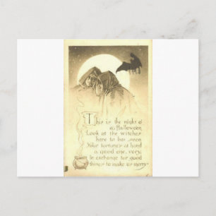 Vintage Halloween Greeting Cards Classic Posters