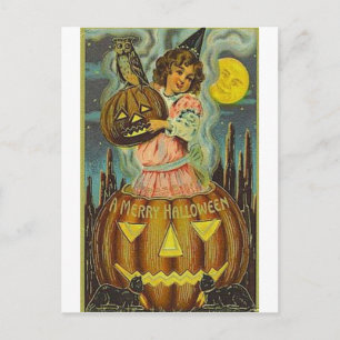 Vintage Halloween Greeting Cards Classic Posters