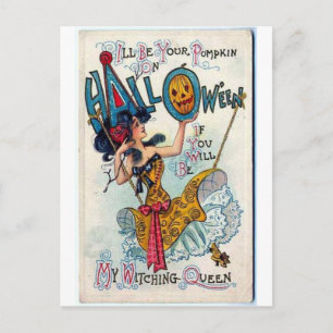 Vintage Halloween Greeting Cards Classic Posters