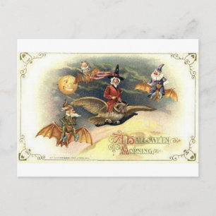 Vintage Halloween Greeting Cards Classic Posters