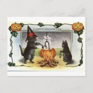 Vintage Halloween Greeting Cards Classic Posters