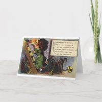 Vintage Halloween Greeting Cards Classic Posters