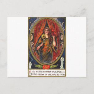 Vintage Halloween Greeting Postcard