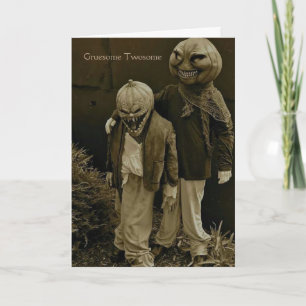 Vintage Halloween - Gruesome Twosome, Card
