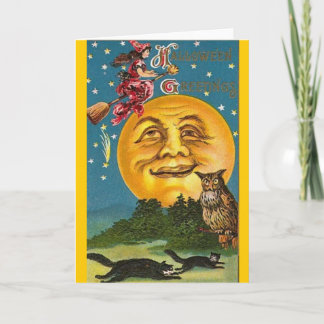 Vintage - Halloween - Halloween Greetings Card