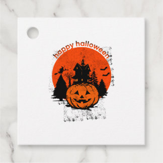 Vintage Halloween Happy Halloween 2 Favour Tags