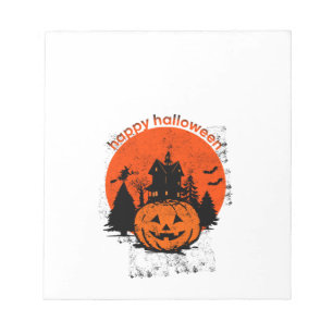 Vintage Halloween Happy Halloween 2 Notepad