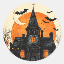 Vintage Halloween Haunted House