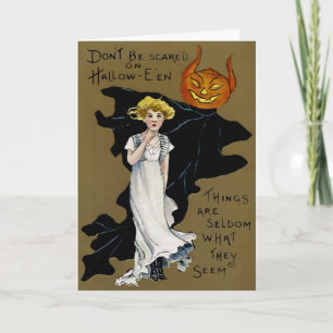 Vintage Halloween Holiday Card