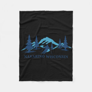 Vintage Halloween Horror Spooky Season  Fleece Blanket