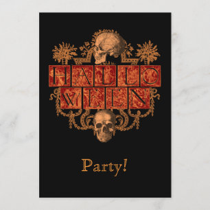 Vintage Halloween Invitation