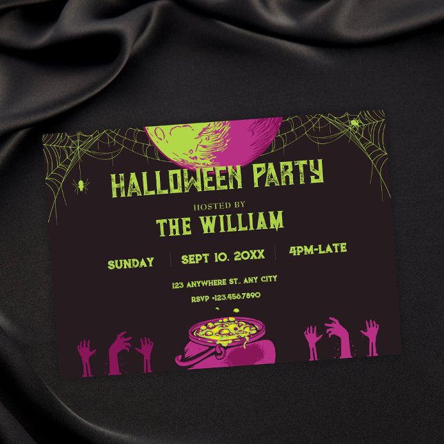 Vintage halloween  invitation (Creator Uploaded)