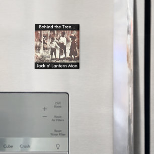 Vintage Halloween Jack o'Lantern Man Magnet