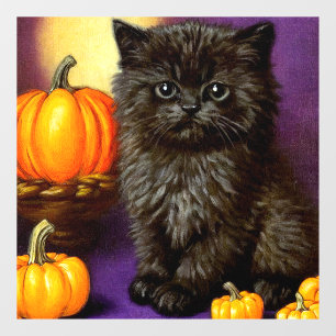 Vintage Halloween Kitten