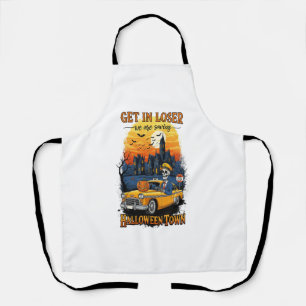 Vintage Halloween Movie Apron