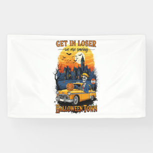 Vintage Halloween Movie Banner