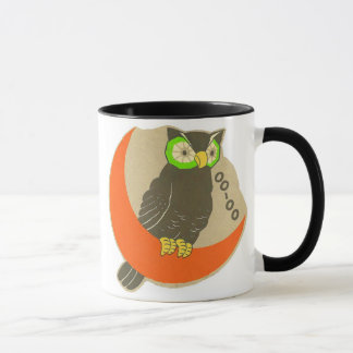Vintage Halloween Owl Mug