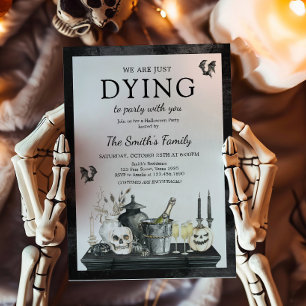 Vintage Halloween Party Invitation