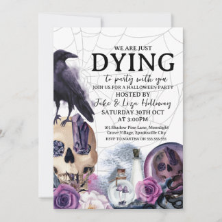 Vintage Halloween Party Invitation