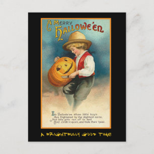 Vintage Halloween Party Invite With Bloody Text
