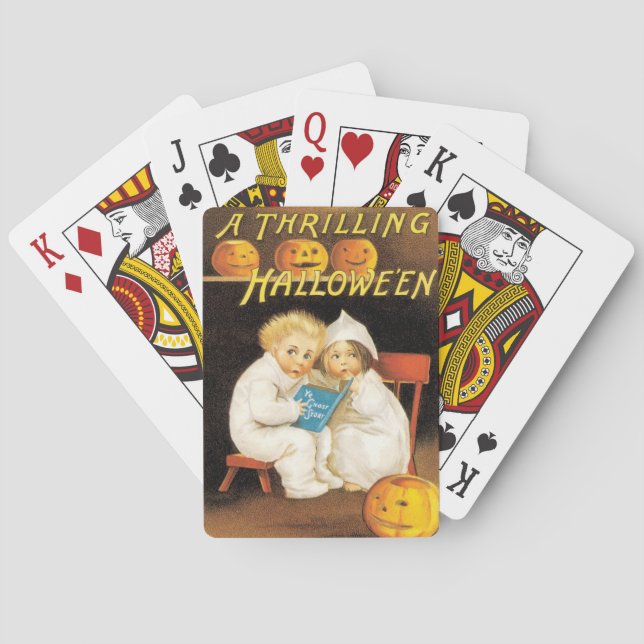 Vintage Halloween Playing Cards (Back)