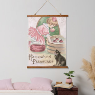 Vintage Hallowe'en Pleasures Hanging Tapestry