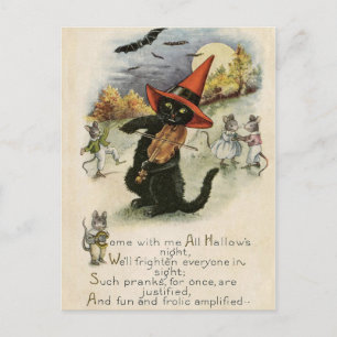 Vintage Halloween Postcard