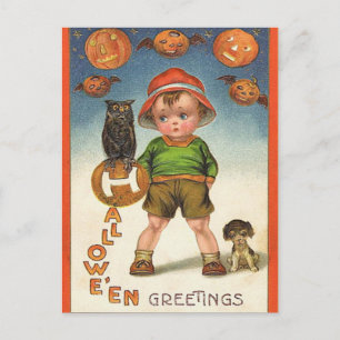 Vintage Halloween Postcard