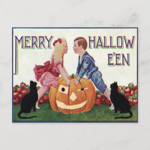 Vintage Halloween Postcard