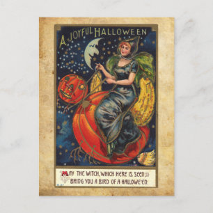 Vintage Halloween Postcard