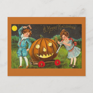Vintage Halloween Postcard