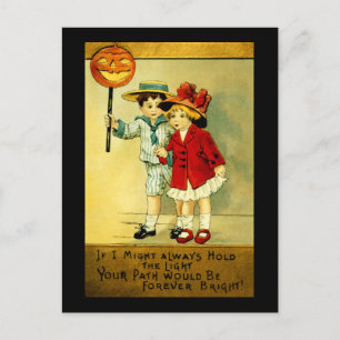 Vintage Halloween Postcard