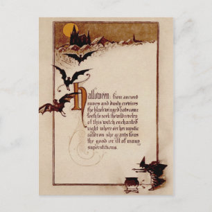 Vintage Halloween Postcard