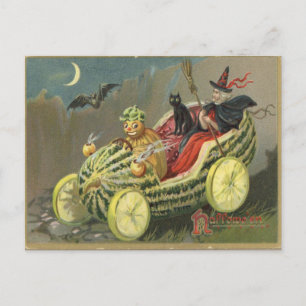 Vintage Halloween Postcard