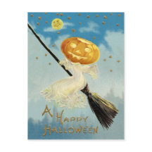 Vintage Halloween Postcard