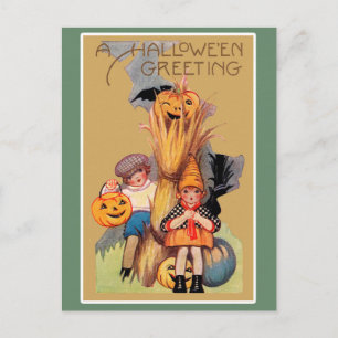 Vintage Halloween Postcard