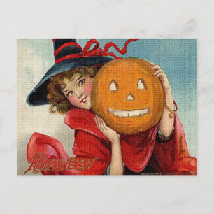 Vintage Halloween Postcard
