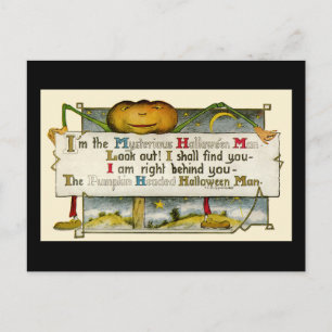Vintage Halloween Postcard