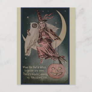 Vintage Halloween Postcard