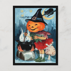 Vintage Halloween Postcard