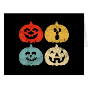 Vintage Halloween Pumpkin Funny Retro Gift