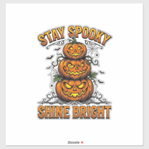 Vintage Halloween Pumpkin Spooky Bright Shirt Desi