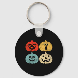 Vintage Halloween Pumpkin Women  Key Ring