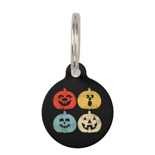 Vintage Halloween Pumpkin Women, Men, Kids, Funny Pet Tag