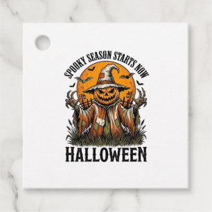 Vintage Halloween Scarecrow Pumpkin Witch Shirt_1 Favour Tags